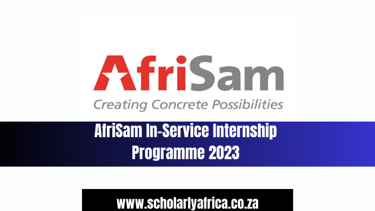 AfriSam In-Service Internship Programme 2023 for South African students