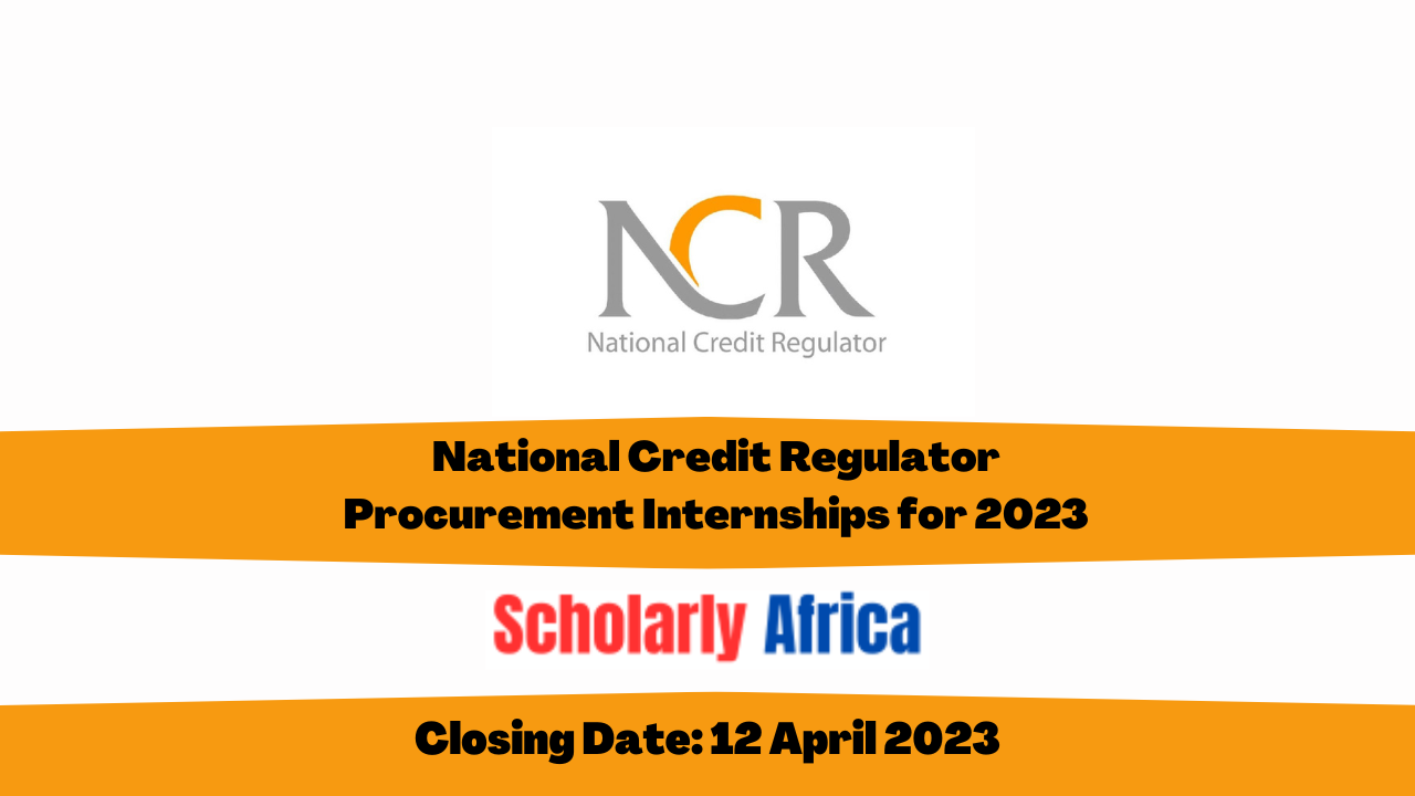 National Credit Regulator Procurement Internships for 2023