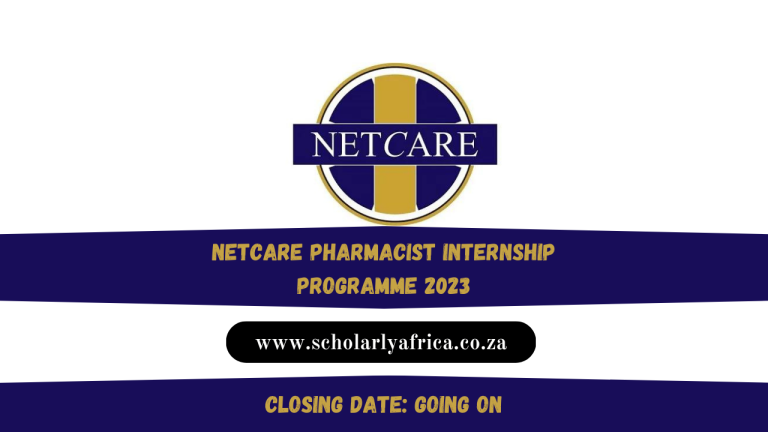 Netcare Pharmacist Internship Programme 2023
