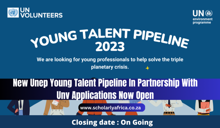 New Unep Young Talent Pipeline In Partnership With Unv Applications Now Open