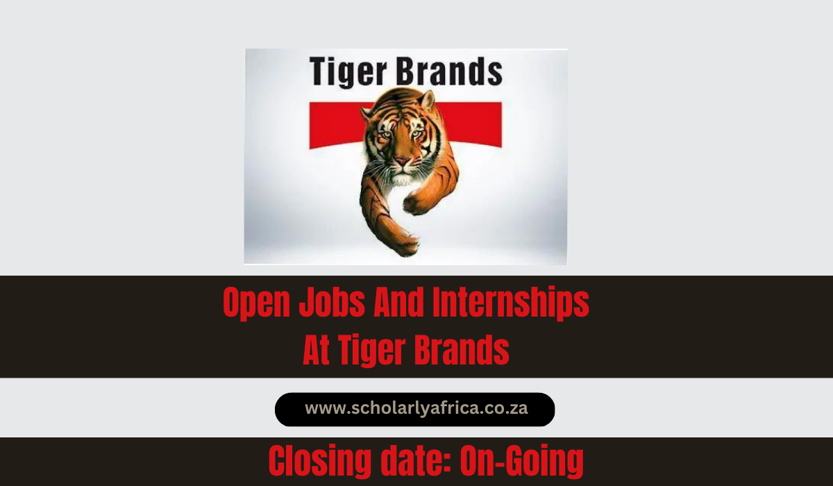 Open Jobs And Internships At Tiger Brands