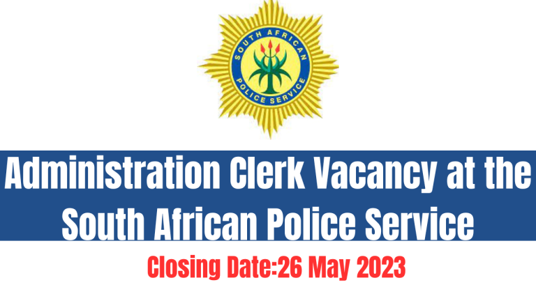 Administration Clerk Vacancy at the South African Police Service