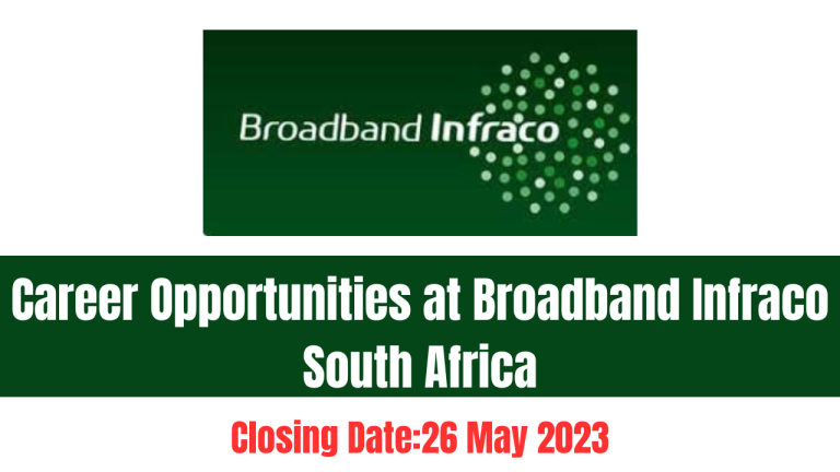 Career Opportunities at Broadband Infraco South Africa