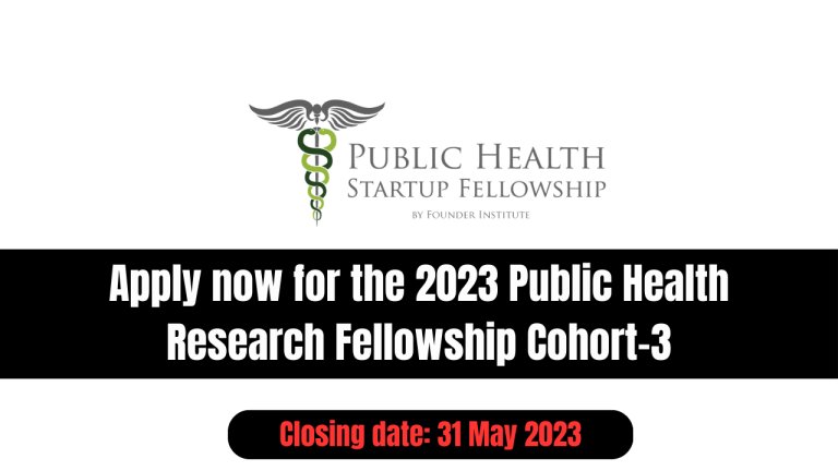 Cohort-3 Public Health Research Fellowships Available Now