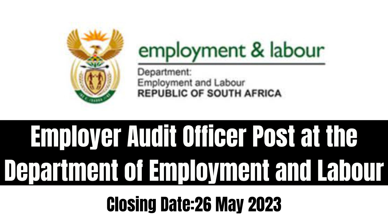 Employer Audit Officer Post at the Department of Employment and Labour