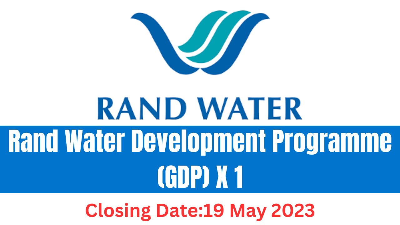 Rand Water Development Programme (GDP) X 1