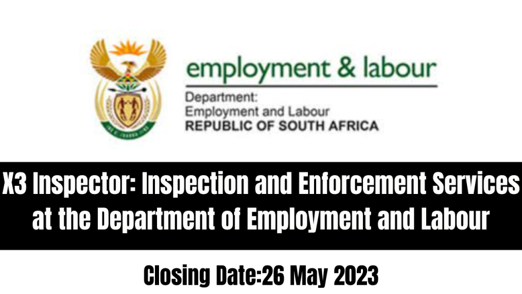 Dep Service X3 Inspector: Inspection and Enforcement Services at the Department of ...
