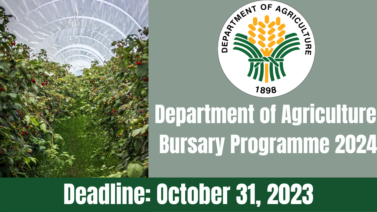 Department of Agriculture Bursary Programme 2024