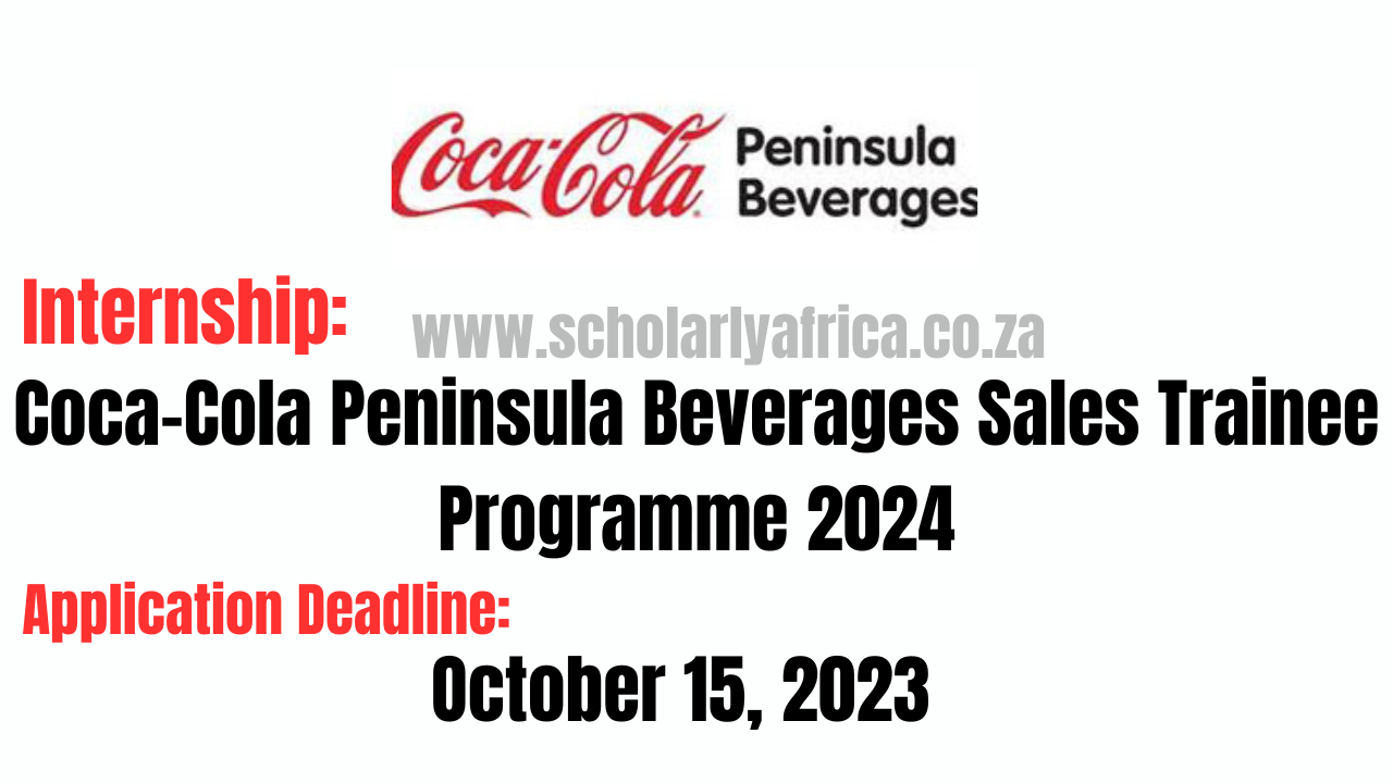 Coca-Cola Peninsula Beverages Sales Trainee Programme 2024