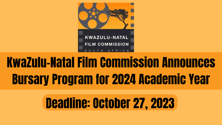 KwaZulu-Natal Film Commission Announces Bursary Program for 2024 Academic Year
