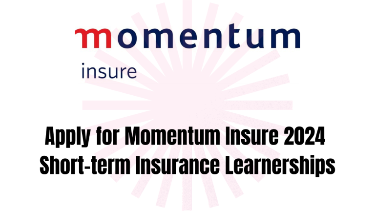 Apply for Momentum Insure 2024 Short-term Insurance Learnerships
