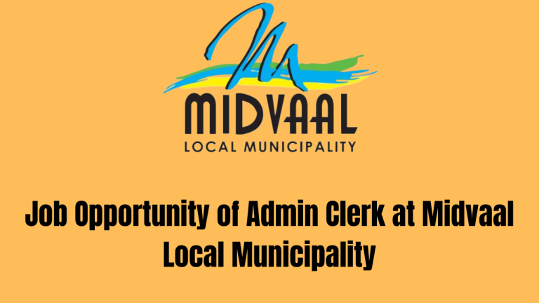 Job Opportunity of Admin Clerk at Midvaal Local Municipality