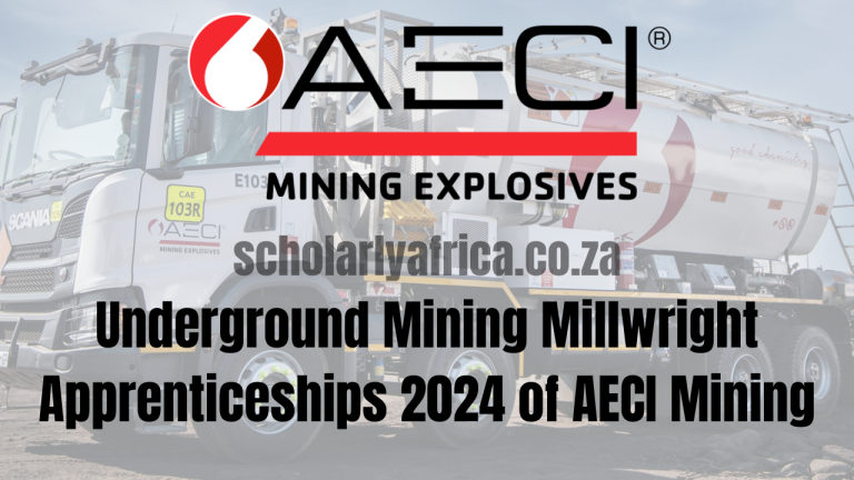 Underground Mining Millwright Apprenticeships 2024 of AECI Mining